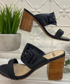 Mollini Ailay Navy Leather Heel | MOL1