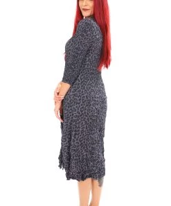 Alquema Leopard Coat Dress