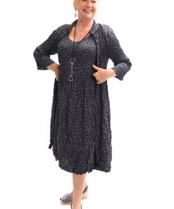 Alquema Leopard Coat Dress