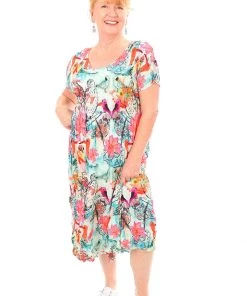 Alquema Pink Paradise Dress Clothing