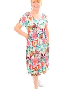 Alquema Pink Paradise Dress Clothing