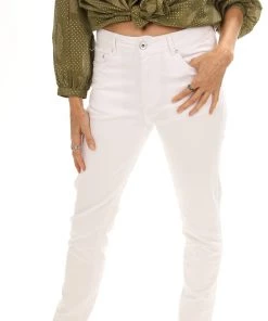 Ana & Lucy Anna High Rise Jeans | White | AL1 Clothing