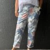 The Italian Cartel Clothing Angie Floral Pants | Light Denim | IC23