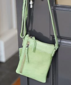 Modapelle Soft Leather Crossbody Organiser | Apple