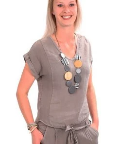 Ridley Clothing Aria Tee | Mushroom | R1