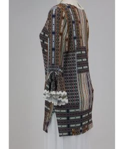 Sandra Soulos - ILLIUM Tops Aztec Split Side Top