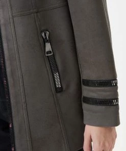 Joseph Ribkoff Back In Black Zip Jacket | Charcoal | JR73 Clothing