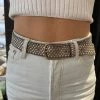 B Belt Belts Zoe Belt | Taupe Gold | BB3