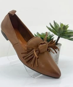 Bueno Bestie Bow Point Loafer | Dark Quero | BN14