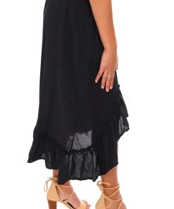 Bijou Wild & Free Skirt | Black | B1s Resort Wear