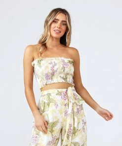 Talisman Phoenix Bandeau | Bird Of Paradise Off White | T30s