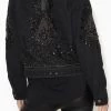 Anannasa Clothing Frida Beaded Jacket | Black | AN2