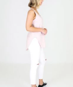 3RD STORY Clothing Fifi Tank | Blush Marle | 3RD2
