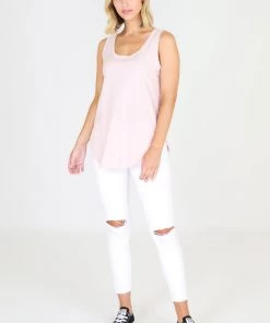 3RD STORY Clothing Fifi Tank | Blush Marle | 3RD2