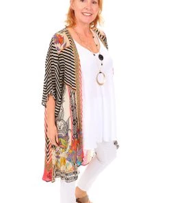Solitaire Resort Wear Boho Kimono Cape | SO3