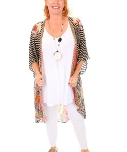 Solitaire Resort Wear Boho Kimono Cape | SO3