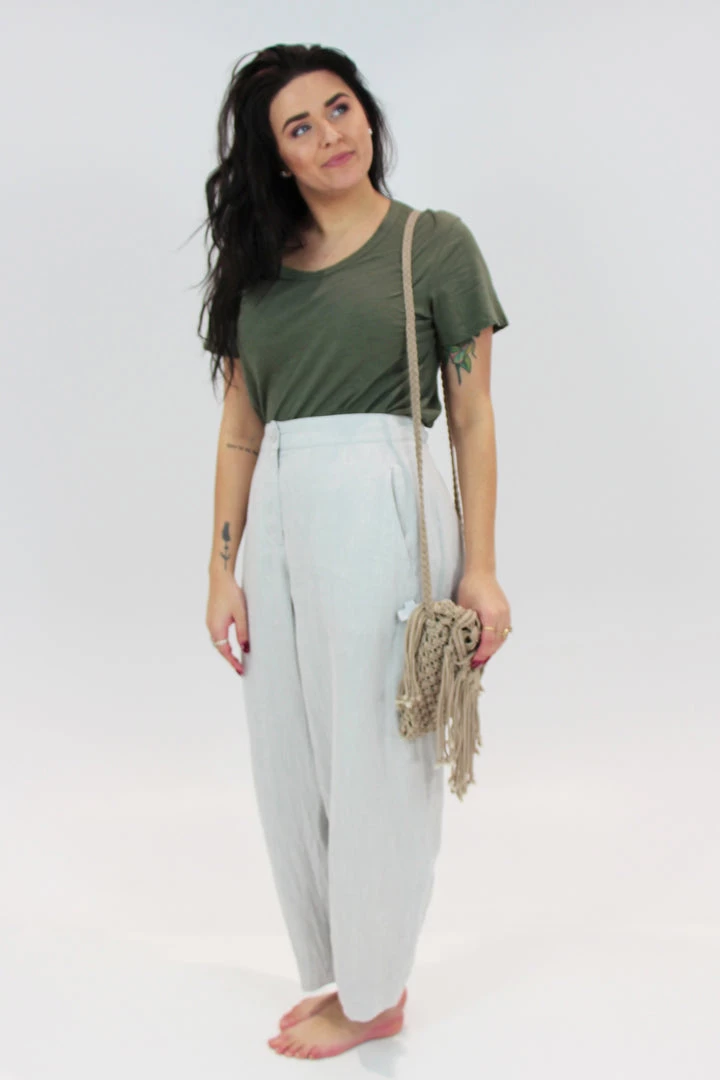 Stella Carakasi Bond Street Ankle Pants (Feather) 1 Stella Carakasi Bond Street Ankle Pants (Feather)