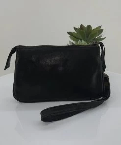 Human Brag Wristlet Pouch | Black | HS11 Handbags