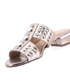 Brazilio Nappa Glamour Slide - Pewter Shoes