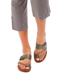 Los Cabos Bria Sandal | Khaki | LC2 Shoes