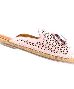 Bueno Kite Leather Espadrille - Rose Gold Shoes