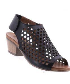 Bue Ranch Mid Punch Heel - Black