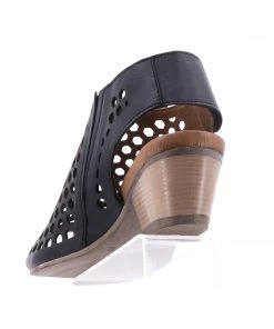 Bue Ranch Mid Punch Heel - Black