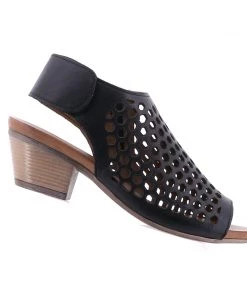 Bue Ranch Mid Punch Heel - Black