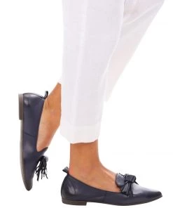 Bueno Bestie Bow Point Loafer | Navy | BN14