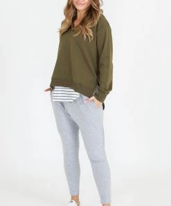 3RD STORY Burwood Sweater | Sage | RD26