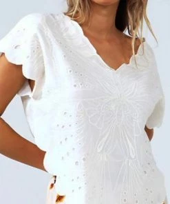 Talisman Flutterby Top | White | T17s Clothing