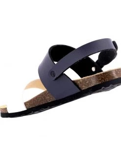 Byron Bay Co Jasmin Sandals - Navy/Ivory Flats