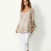 Caju Clothing Gyspy Luxe Tunic-Sand-CAJ6