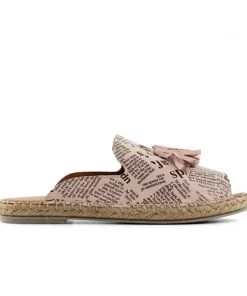 Bueno Shoes Keilor Newspaper Espadrille - Cameo
