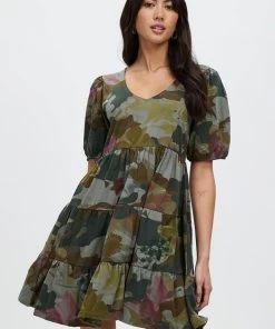 Desigual Clothing Camouflage Dress | D42 S