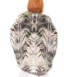 Fashion Spectrum Resort Wear Tahiti Silk Short Cape - FS5