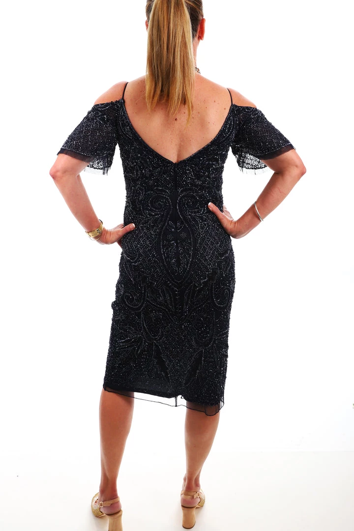 Zaliea Cha Cha Cocktail Dress | Midnight | Z10 Clothing 3 Zaliea Cha Cha Cocktail Dress | Midnight | Z10 Clothing