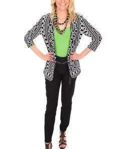 Frank Lyman Black Chained Pants