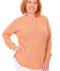 Silence & Noise I'm Famous Zip Knit | Clay | SN15 Knitwear/Jumpers