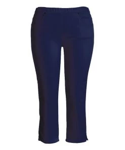 Cafe Latte Pull On 7/8 Jean | Navy | CL5 Clothing