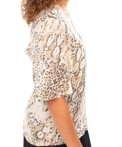 Society The Label Tops Cobra Butterfly Sleeve Top - SL2