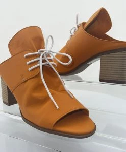 SOA Collar Heel | Orange | SA1 Shoes