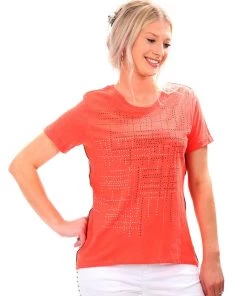 Maglia Tops Cotton Embellished Top | Poppy | MAG9s