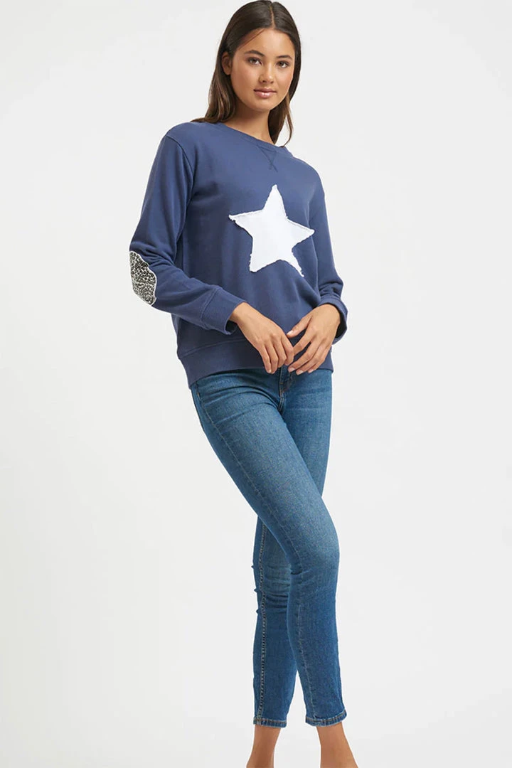 EST 1971 Clothing Leopard Star Cotton Windy | Navy | EST3 3 EST 1971 Clothing Leopard Star Cotton Windy | Navy | EST3