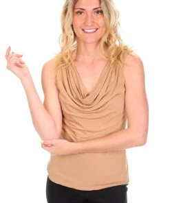 Frank Lyman Scoop Neck Sleeveless Top | FL58