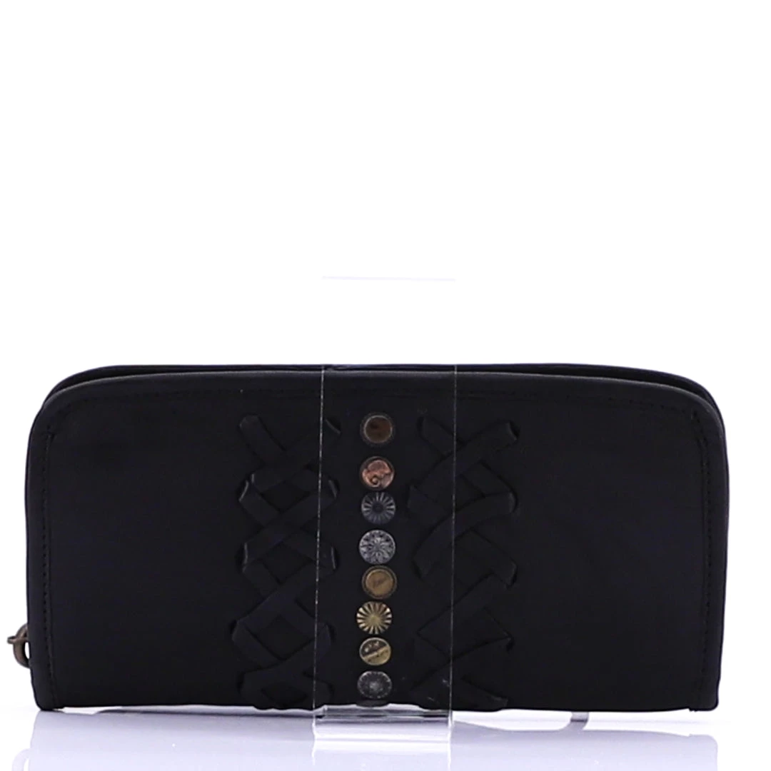 Cadelle Handbags Criss Cross Wallet | Black 4 Cadelle Handbags Criss Cross Wallet | Black