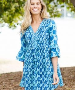Lula Life Resort Wear Valentina Beach Dress | Ocean | S
