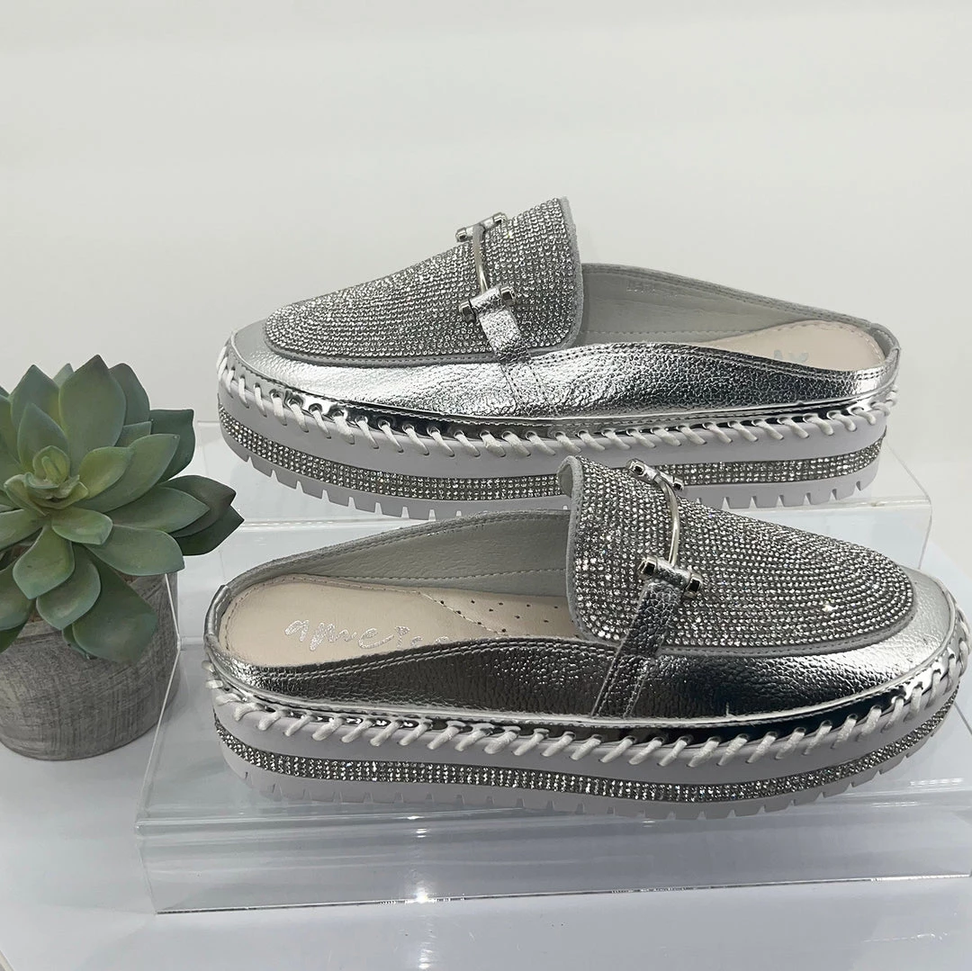 Ameise Dare Slip On | Sliver | AM10 New Arrivals 1 Ameise Dare Slip On | Sliver | AM10 New Arrivals