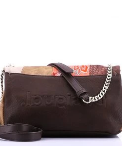 Desigual Boho Reptile & Floral Bag Handbags