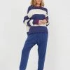 Homelove Digby Knit | Denim/Natural/Scarlet Stripe | HL11